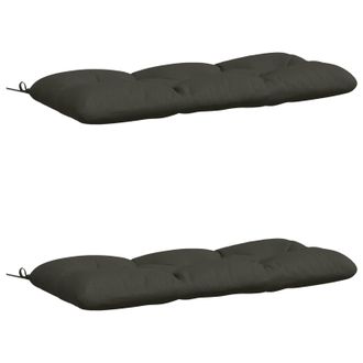 vidaXL Vidaxl Cuscini Per Panchina A 2 Pezzi Vianen 100% Poliestere