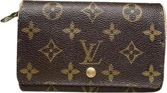 Louis Vuitton Pre-owned Leren Portemonnee - Dames - Vintage Accessoires - Bruin - ONE Size - Leer - Vintage