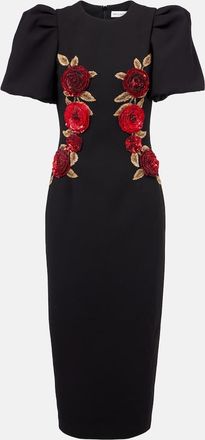 Rebecca Vallance Abito midi Rosette