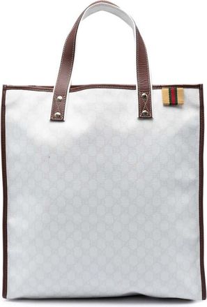 Gucci Pre-owned Gucci GG Supreme Web Tote Ladies OS3P18G19RD3ZHDQ