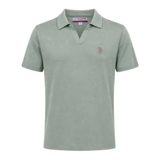 U.S.Polo Association Rood Polo M. Corta - male - U.S. Polo Assn. - Polo Shirts - Green - M - Tops