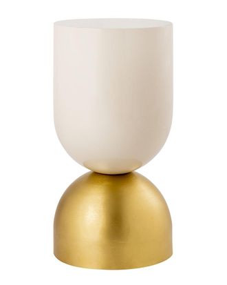 Pasargad Home Calista Iron Round Side Table