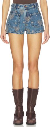Free People Bettie Embroidered Short In Be Mine