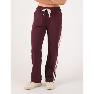 Glyder Retro Straightleg Sweatpant in Crimson Velvet/oatmilk Stripes at Nordstrom, Size X-Small