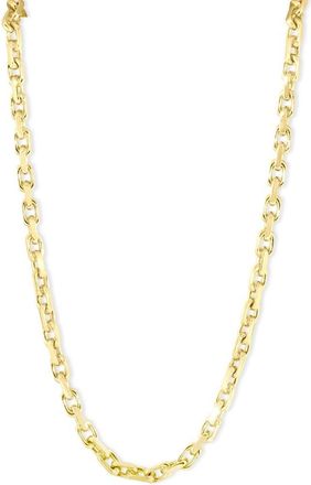 Pompeii3 Mens (46g) Solid 14K Yellow Gold 4.5mm Flexible Link 22 Necklace