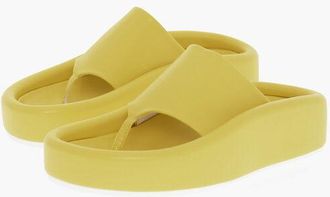 Maison Margiela MM6 Faux Leather Thong Sandals size 37