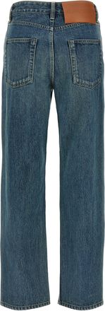 Jil Sander Womens Blue Cotton Slim Fit Jeans Clothing