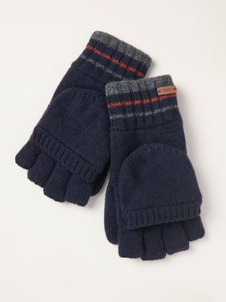 Fat Face FatFace Navy Overflap Gloves