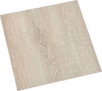 vidaXL Tableros De Suelo Beige 5,11 M&sup2; 55 Uds. Pvc Vidaxl