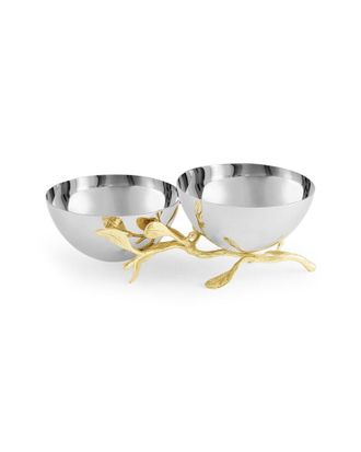 Michael Aram Laurel Gold Double Dish