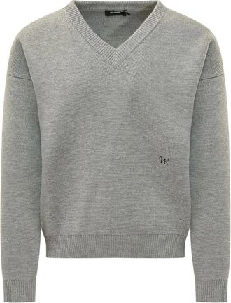 Willy Chavarria Hombre, Jerseys, Gris, Talla: S