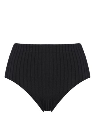 Eres Slip bikini Costa a vita alta - Nero