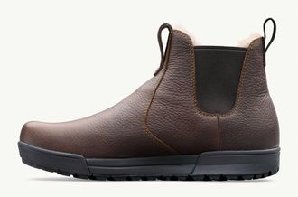 Lems Shoes Mens Tuff Waterproof Chelsea Boot In Dark Roast