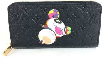 Louis Vuitton Black Noir Monogram Empreinte Long Wallet (Bi-Fold) (Pre-Owned)