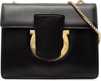 Ferragamo Leather Shoulder Bag (Pre-Owned)
