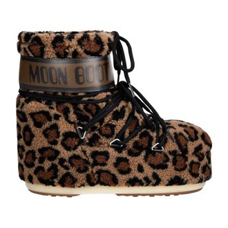Moon Boot Icon Low Fleece - - Shoes - Donna - Marrone - 39 EU