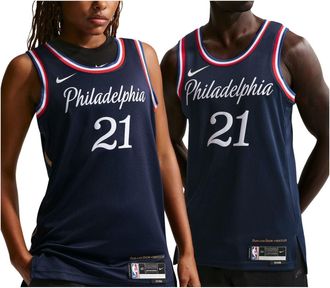 Nike NBA Joel Embiid Philadelphia 76ers City Edition Swingman Jersey College Navy HM5992-420