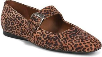 Naturalizer Cosmic Mary Jane Flat (Women)- Wide Width Available in Chestnut Leopard at Nordstrom, Size 8.5