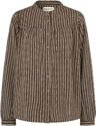Lollys Laundry Shirts - Dames - Blouses - Bruin - L - Overhemden