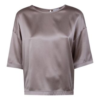 Brunello Cucinelli Mujer, Blusas y Camisas, Marr&oacute;n, Talla: L