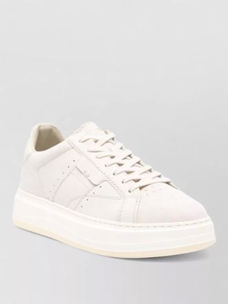 Woolrich leather panelled low-top sneakers
