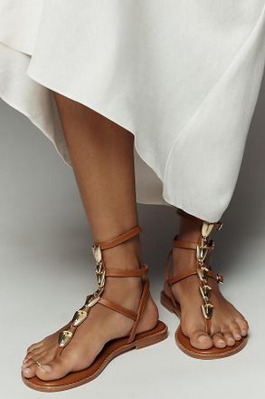 Cecelia New York Crystal Ankle-Strap Sandals