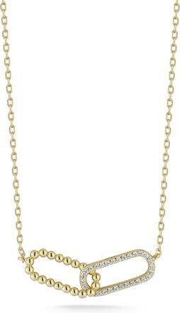 Glaze Jewelry Sterling Silver Double Oval Link Necklace