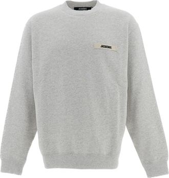 Jacquemus Grey Le Gros Grain Organic Cotton Sweatshirt