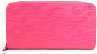Louis Vuitton Pre-owned Wallets, female, Pink, Size: ONE SIZE Pre-owned Leather Wallet