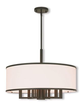 Livex Lighting Livex Park Ridge 7-Light Bronze Pendant Chandelier
