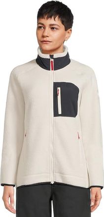 Helly Hansen Imperial Pile Block Jacket Womens Sweater White : XL, Polyester