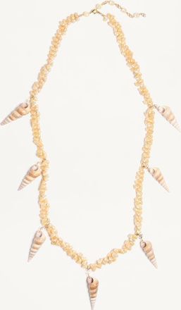 Valentino Garavani Collana Jardin Aquatique In Metallo E Conchiglie Uomo ORO UNI