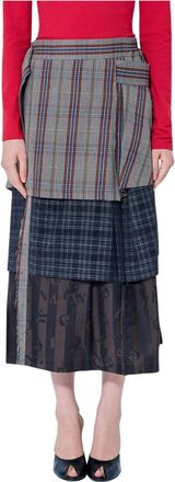 Vivienne Westwood Lange Meghan Kilt - Dames - Midirokken - Veelkleurig - XS - Katoen - Rokken
