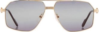 Cartier C de Cartier Violet Flash Navigator Mens Sunglasses CT0270S 010 58