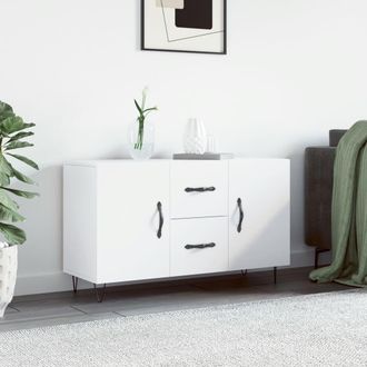 vidaXL Aparador De Madera De Ingenier&iacute;a Blanco 100x36x60 Cm Vidaxl