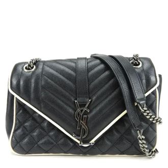 Saint Laurent Pre-owned Shoulder Bags, female, Black, Size: ONE SIZE Pre-owned Fabric shoulder-bags