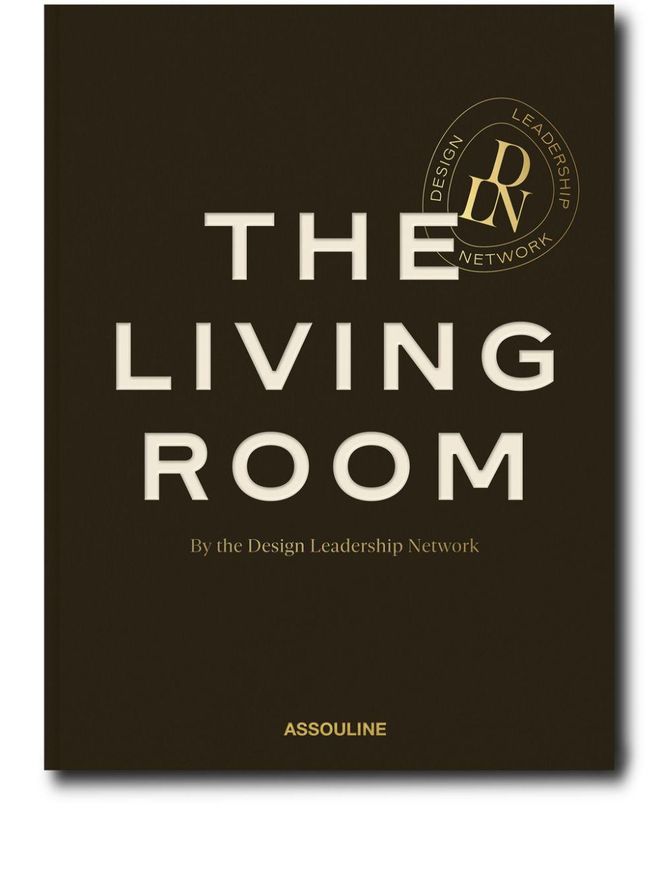 The Living Room by the Design Leadership Network hardcover book - Brown