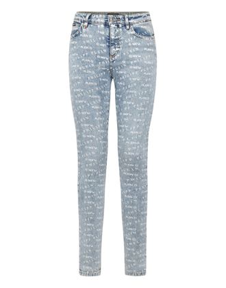 Philipp Plein Miss Slim Fit All over PP