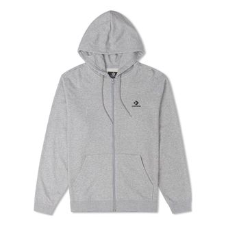 Converse Go-To Chuck Patch Classic Fit Full Zip Jacket Asia Sizing Grey 10023871-A02