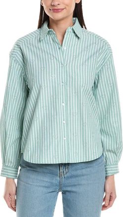 Nanette Lepore Rhinestone Hearts Shirt