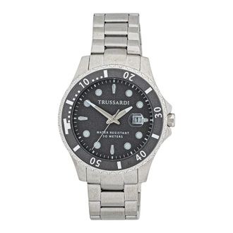 Trussardi Accessoires, Heren, Grijs, ONE Size, Watches