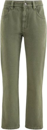 Brunello Cucinelli Straight Pants With Shiny Bartack