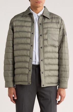 BOSS Lambizzo Quilted Jacket in Open Grey at Nordstrom Rack, Size Xx-Large