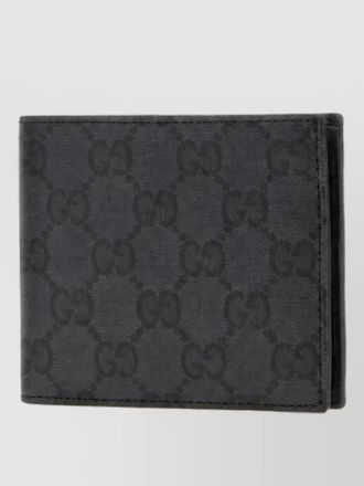 Gucci coated fabric bi-fold wallet