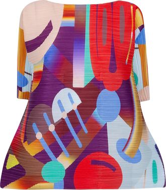 Issey Miyake T-Shirt 100% Polyester Playground