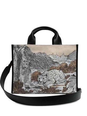 Inou&iuml; Editions printed tote bag - Neutrals