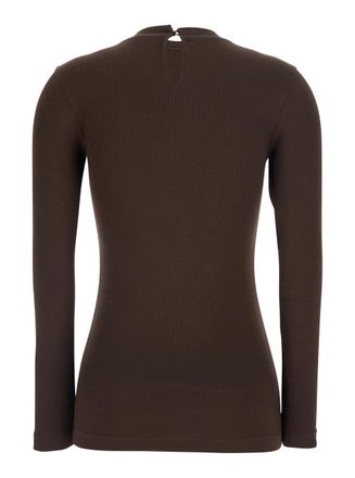 Brunello Cucinelli Womens Crew Neck T-Shirt Brown Cotton T-Shirts & Jerseys