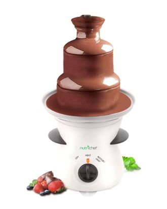 Nutrichef 3-Tier Electric Chocolate Fondue Fountain