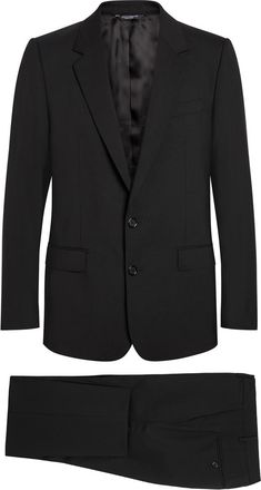 Dolce & Gabbana Martini Stretch-wool Suit - Black - 52 (IT52 / XL)
