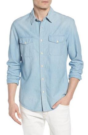 AG - Adriano Goldschmied Benning Regular Fit Sport Shirt in Roadstead at Nordstrom Rack, Size X-Small